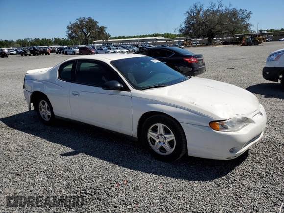 2005 Chevrolet Monte Carlo LS with VIN 2G1WW12E759167517, listed as a Copart auction lot 49975505 with 159,860 mi miles and Salvage Title. Bid and sale history available at carsss.com. Image 4.