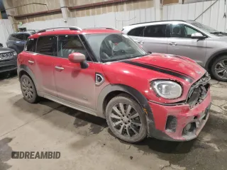 2022 MINI Countryman Cooper S with VIN WMZ83BR09N3P02526, listed as a Copart auction lot 84114224 with Not provided miles and Salvage title. Bid and sale history available at DreamBid. Image 4.