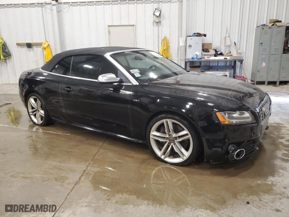 2012 Audi S5 Prestige with VIN WAUVGAFH2CN004687, listed as a Copart auction lot 53560325 with 61,976 mi miles and Salvage Title. Bid and sale history available at carsss.com. Image 4.
