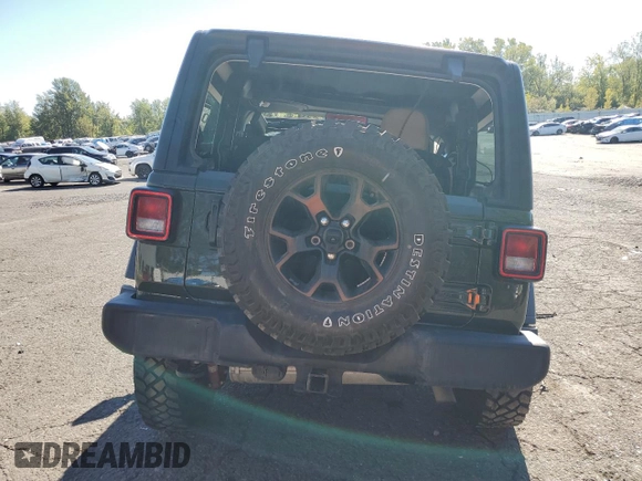 2023 Jeep Wrangler Willys z VIN 1C4HJXAG6PW546281, wystawiony jako Copart lot #74006354 z przebiegiem 21 417 mil mil oraz Szkoda całkowita • Salvage title. Historia ofert i sprzedaży dostępna na DreamBid. Obrazek 6.