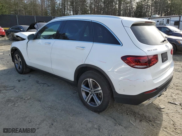 2021 Mercedes-Benz GLC with VIN W1N0G8DB4MF965378, listed as a Copart auction lot 47473155 with 49,479 mi miles and Salvage Title. Bid and sale history available at carsss.com. Image 2.