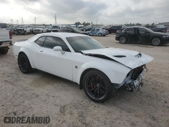 2021 Dodge Challenger R/T Scat Pack z VIN 2C3CDZFJ6MH576798, wystawiony jako Copart lot #53824255 z przebiegiem 38 252 mil mil oraz Szkoda całkowita • Salvage title. Historia ofert i sprzedaży dostępna na DreamBid. Obrazek 4.