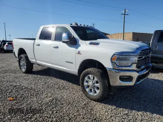 2023 Ram 2500 Laramie with VIN 3C6UR5FL8PG598230, listed as a Copart auction lot 43481365 with 13,044 mi miles and Salvage Title. Bid and sale history available at carsss.com. Image 4.
