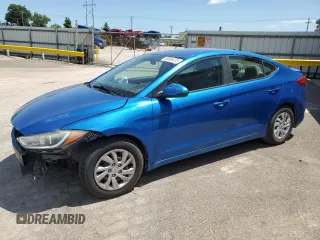 2017 Hyundai Elantra SE with VIN KMHD74LF6HU067206, listed as a Copart auction lot 56684475 with 127,767 mi miles and Salvage title. Bid and sale history available at DreamBid. Image 1.