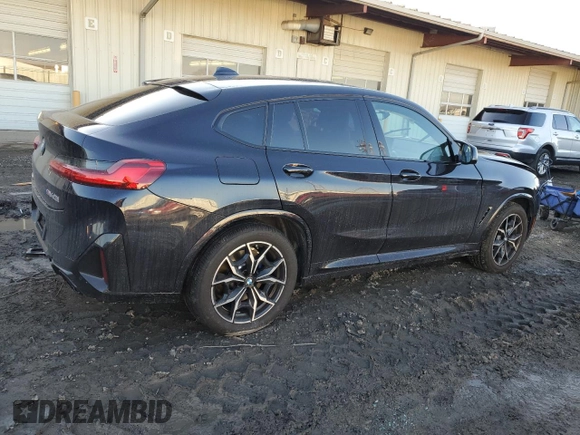 2024 BMW X4 M40i с VIN 5UX43DT02R9W67459, выставлен на аукционе Copart как лот 46603255 с пробегом Не указан миль и Списание • Salvage title. История ставок и продаж доступна на DreamBid. Изображение 3.