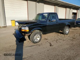 1993 Ford F-150 with VIN 1FTDF15Y3PNB16410, listed as a Copart auction lot 77021344 with 256,508 mi miles and Salvage Title. Bid and sale history available at carsss.com. Image 1.