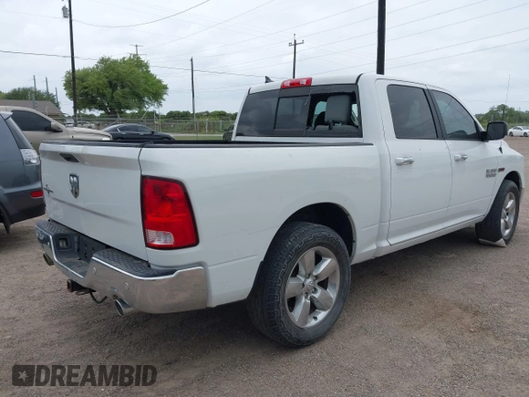 2017 Ram 1500 Big Horn with VIN 1C6RR6LM3HS741765, listed as a IAAI auction lot 42116283 with 1 mi miles. Bid and sale history available at carsss.com. Image 4.