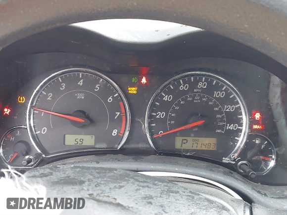 2013 Toyota Corolla L with VIN 5YFBU4EE6DP210154, listed as a IAAI auction lot 41730219 with 171,483 mi miles and . Bid and sale history available at DreamBid. Image 7.
