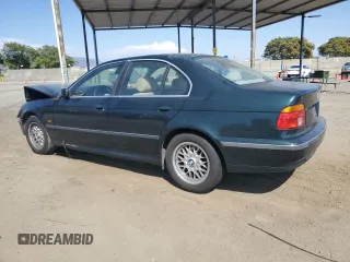2000 BMW 5 Series 528iA with VIN WBADM6345YGU18707, listed as a Copart auction lot 63293814 with 0 mi miles and Salvage Title. Bid and sale history available at carsss.com. Image 2.