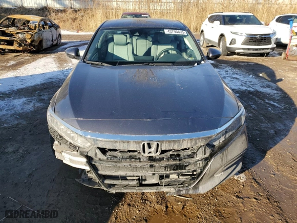 2019 Honda Accord Sedan LX 1.5T with VIN 1HGCV1F1XKA076909, listed as a Copart auction lot 43790895 with 66,312 mi miles and Clean Title. Bid and sale history available at carsss.com. Image 5.