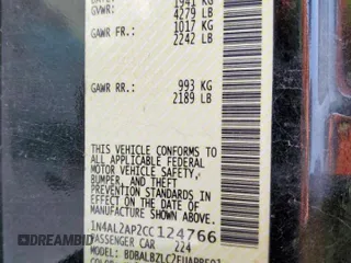 2012 Nissan Altima 2.5 SL with VIN 1N4AL2AP2CC124766, listed as a Copart auction lot 51412875 with 107,633 mi miles and Salvage Title. Bid and sale history available at carsss.com. Image 15.