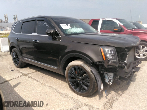 2020 Kia Telluride SX with VIN 5XYP5DHC7LG003935, listed as a IAAI auction lot 32399947 with 82,256 mi miles and . Bid and sale history available at DreamBid. Image 12.