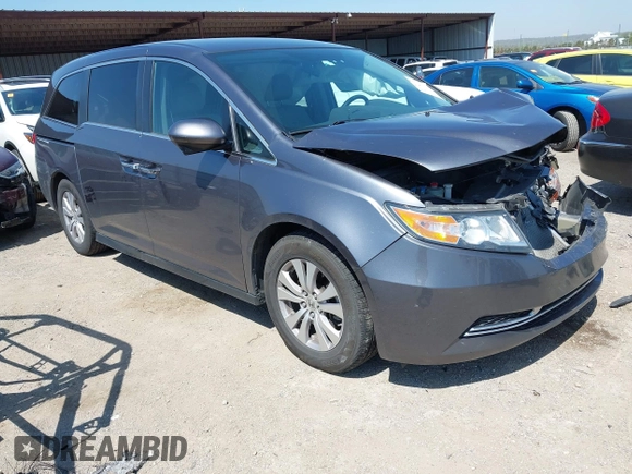 2016 Honda Odyssey SE with VIN 5FNRL5H33GB125693, listed as a IAAI auction lot 41994036 with 163,617 mi miles and . Bid and sale history available at DreamBid. Image 1.