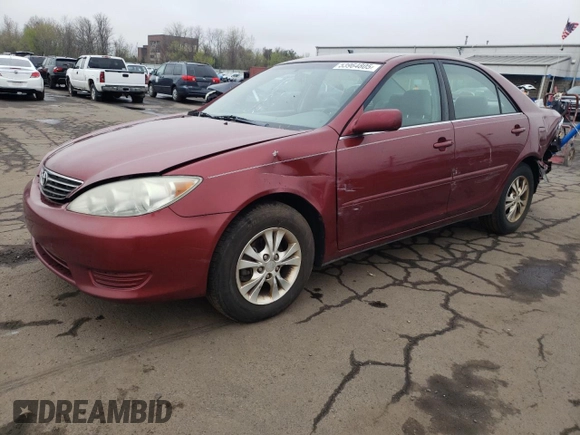 2005 Toyota Camry LE with VIN 4T1BF32K35U102265, listed as a Copart auction lot 53964805 with 174,150 mi miles and Salvage Title. Bid and sale history available at DreamBid. Image 1.