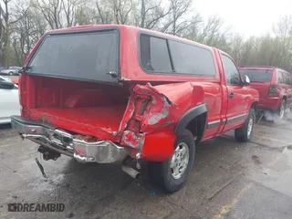 1999 Chevrolet Silverado 1500 LS with VIN 1GCEK14T6XZ153966, listed as a IAAI auction lot 41898476 with 246,792 mi miles. Bid and sale history available at carsss.com. Image 4.