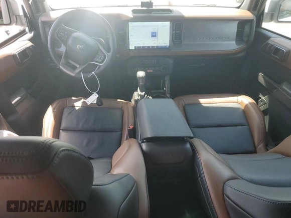 2024 Ford Bronco Outer Banks with VIN 1FMDE8BH6RLB02611, listed as a Copart auction lot 55033275 with 8,590 mi miles and Salvage title. Bid and sale history available at DreamBid. Image 8.