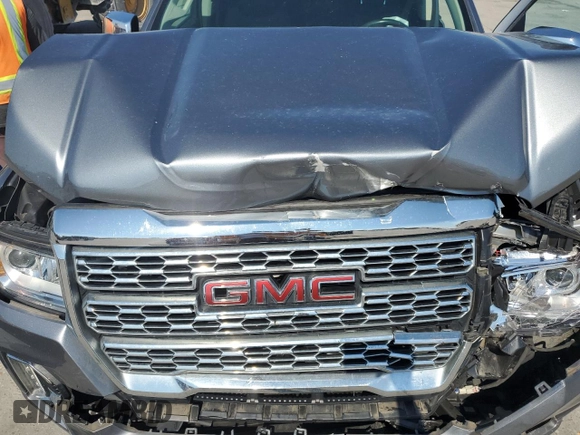2022 GMC Canyon 2WD Denali with VIN 1GTG5EEN3N1136139, listed as a Copart auction lot 72348944 with 24,537 mi miles and Salvage Title. Bid and sale history available at carsss.com. Image 12.