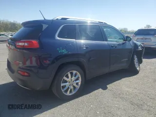 2014 Jeep Cherokee Limited with VIN 1C4PJMDB7EW231433, listed as a Copart auction lot 54593285 with 94,024 mi miles and Salvage Title. Bid and sale history available at carsss.com. Image 3.