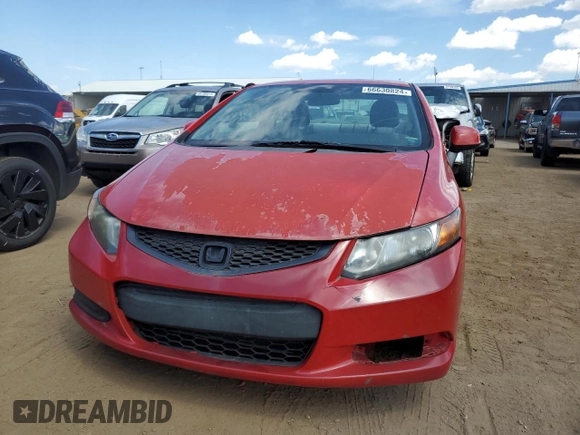 2012 Honda Civic Cpe LX with VIN 2HGFG3B56CH533844, listed as a Copart auction lot 66630824 with 143,246 mi miles and Salvage Title. Bid and sale history available at carsss.com. Image 5.