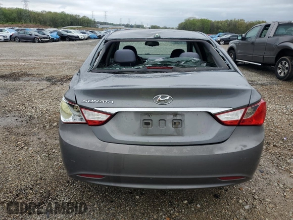 2013 Hyundai Sonata GLS with VIN 5NPEB4AC1DH700358, listed as a Copart auction lot 51606465 with 142,541 mi miles and Clean Title. Bid and sale history available at carsss.com. Image 6.