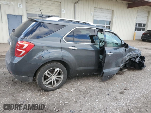 2017 Chevrolet Equinox Premier with VIN 2GNALDEK5H1509506, listed as a Copart auction lot 49555335 with 108,509 mi miles and Salvage Title. Bid and sale history available at carsss.com. Image 3.