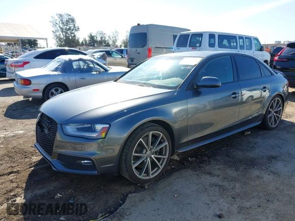 2016 Audi S4 Premium Plus with VIN WAUBGAFL4GA008390, listed as a IAAI auction lot 41831287 with 82,413 mi miles. Bid and sale history available at carsss.com. Image 17.