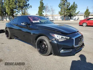 2019 Infiniti Q60 Luxe with VIN JN1EV7EL8KM290926, listed as a Copart auction lot 46810025 with 46,848 mi miles and Salvage Title. Bid and sale history available at DreamBid. Image 4.
