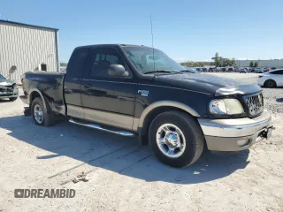 2001 Ford F-150 XL with VIN 2FTRX07L51CB03640, listed as a Copart auction lot 47584695 with 127,273 mi miles and Salvage Title. Bid and sale history available at carsss.com. Image 4.