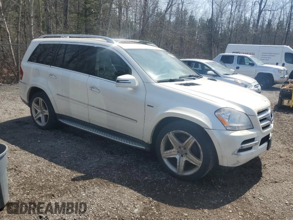 2012 Mercedes-Benz GL 350 with VIN 4JGBF2FE0CA768318, listed as a Copart auction lot 54257625 with 325,755 mi miles and Clean Title. Bid and sale history available at DreamBid. Image 4.