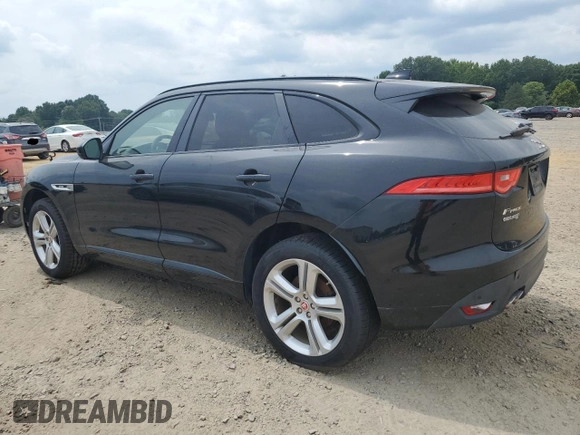 2018 Jaguar F-Pace with VIN SADCL2FN2JA252044, listed as a Copart auction lot 66564134 with 67,515 mi miles and Salvage title. Bid and sale history available at DreamBid. Image 2.