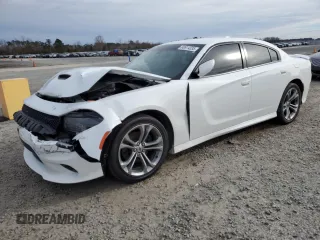 2021 Dodge Charger R/T with VIN 2C3CDXCT7MH524977, listed as a Copart auction lot 88914335 with 73,415 mi miles and Salvage Title. Bid and sale history available at carsss.com. Image 1.