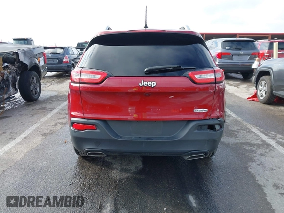 2016 Jeep Cherokee Latitude with VIN 1C4PJLCS1GW239526, listed as a IAAI auction lot 41117287 with 121,928 mi miles. Bid and sale history available at carsss.com. Image 17.