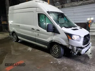 2019 Ford Transit with VIN 1FTYR2XM6KKB12600, listed as a Copart auction lot 83951164 with 115,090 mi miles and Salvage title. Bid and sale history available at DreamBid. Image 4.