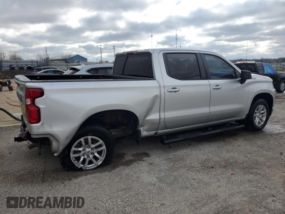 2021 Chevrolet Silverado 1500 RST with VIN 3GCUYEED5MG327692, listed as a Copart auction lot 48551585 with 49,174 mi miles and Salvage Title. Bid and sale history available at DreamBid. Image 3.
