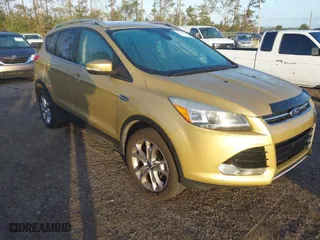 2014 Ford Escape Titanium with VIN 1FMCU9J91EUE31722, listed as a IAAI auction lot 40713682 with 159,828 mi miles. Bid and sale history available at carsss.com. Image 1.