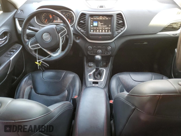 2017 Jeep Cherokee Trailhawk L Plus with VIN 1C4PJMBS6HD237128, listed as a Copart auction lot 44064115 with 105,897 mi miles and Salvage Title. Bid and sale history available at carsss.com. Image 8.