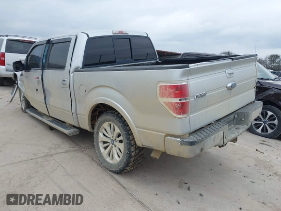 2011 Ford F-150 XLT with VIN 1FTFW1ET0BFB09849, listed as a IAAI auction lot 41500853 with 240,736 mi miles. Bid and sale history available at carsss.com. Image 3.