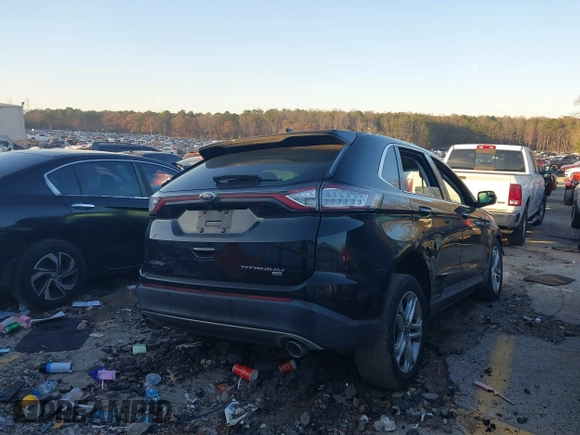 2018 Ford Edge Titanium with VIN 2FMPK4K85JBB88450, listed as a IAAI auction lot 41148816 with 124,320 mi miles. Bid and sale history available at carsss.com. Image 4.