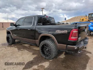 2021 Ram 1500 Longhorn with VIN 1C6SRFKT8MN504868, listed as a Copart auction lot 54559405 with 60,346 mi miles and Salvage title. Bid and sale history available at DreamBid. Image 2.