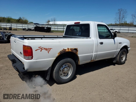 1999 Ford Ranger XL with VIN 1FTYR10V3XTA21198, listed as a Copart auction lot 55270745 with 141,640 mi miles and Clean Title. Bid and sale history available at carsss.com. Image 3.