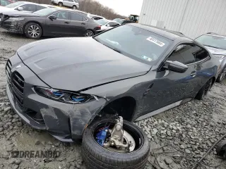 2021 BMW M4 Competition with VIN WBS33AZ0XMCH11542, listed as a Copart auction lot 40417664 with 0 mi miles and Salvage Title. Bid and sale history available at carsss.com. Image 1.