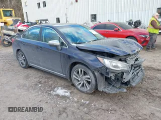 2018 Subaru Legacy Sport with VIN 4S3BNAS69J3002783, listed as a IAAI auction lot 41077637 with 106,587 mi miles. Bid and sale history available at carsss.com. Image 1.