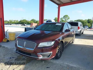 2017 Lincoln MKZ Select with VIN 3LN6L5C98HR600572, listed as a IAAI auction lot 39682039 with 89,283 mi miles. Bid and sale history available at carsss.com. Image 2.
