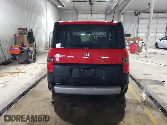 2006 Honda Element EX with VIN 5J6YH28696L020894, listed as a Copart auction lot 51761255 with 232,596 mi miles and Salvage Title. Bid and sale history available at DreamBid. Image 6.