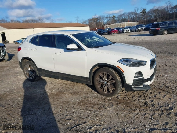 2019 BMW X2 xDrive28i with VIN WBXYJ5C50K5N20177, listed as a IAAI auction lot 41597100 with 44,633 mi miles. Bid and sale history available at carsss.com. Image 1.
