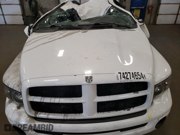 2003 Dodge Ram 2500 ST with VIN 3D7KU28C13G821556, listed as a Copart auction lot 74274654 with 0 mi miles and Salvage Title. Bid and sale history available at carsss.com. Image 11.