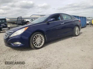 2013 Hyundai Sonata Limited z VIN 5NPEC4AC4DH774421, wystawiony jako Copart lot #53814925 z przebiegiem 174 015 mil mil oraz Szkoda całkowita • Salvage title. Historia ofert i sprzedaży dostępna na DreamBid. Obrazek 1.