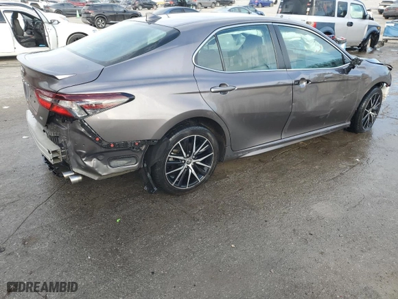 2022 Toyota Camry SE with VIN 4T1G11AK0NU642120, listed as a Copart auction lot 46678335 with 78,786 mi miles and Salvage Title. Bid and sale history available at carsss.com. Image 3.