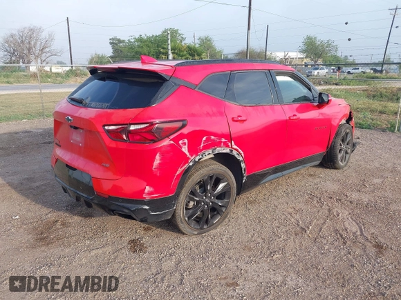 2021 Chevrolet Blazer RS с VIN 3GNKBERS7MS515989, выставлен на аукционе IAAI как лот 41854514 с пробегом 78 350 миль миль и . История ставок и продаж доступна на DreamBid. Изображение 4.