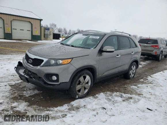 2012 Kia Sorento EX with VIN 5XYKUDA23CG247371, listed as a Copart auction lot 44522465 with 205,067 mi miles and Salvage Title. Bid and sale history available at carsss.com. Image 1.